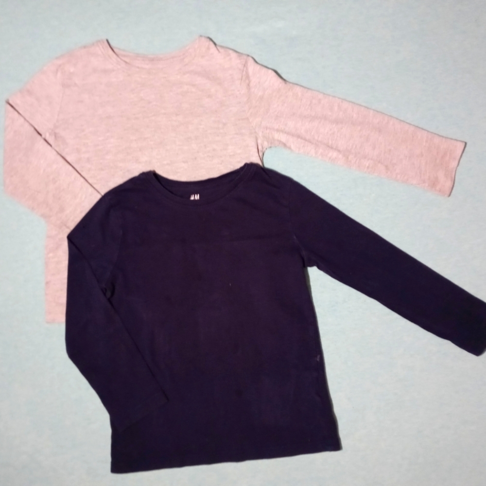 2 pack H&M boys long sleeve tops